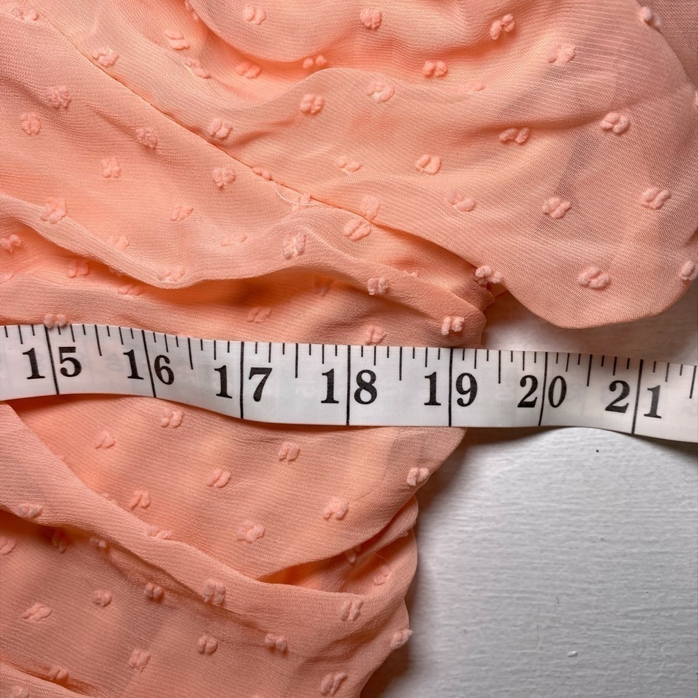 Curvy Girl by Ashley Stewart Orange Ruched Crop Top - Picture 11 of 13